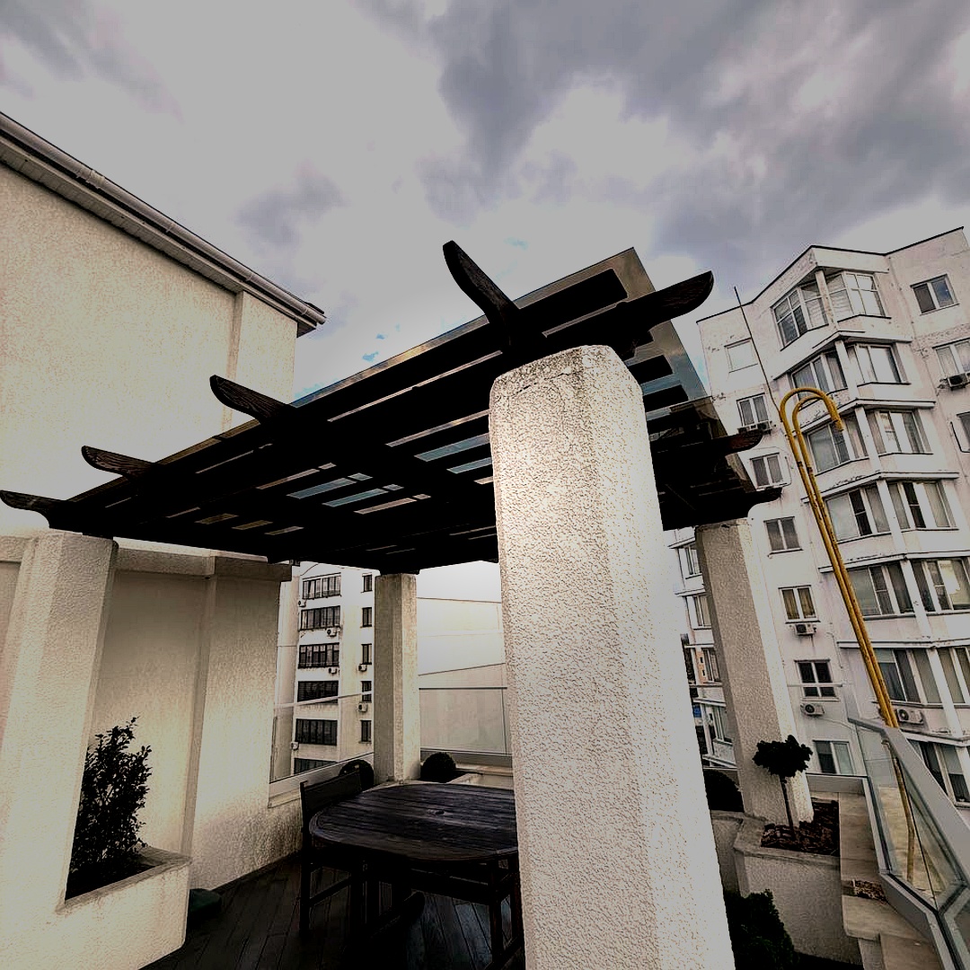 Беседка на терассе