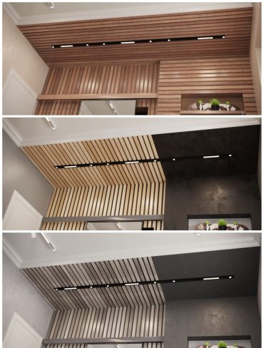 Деревянные планки на стену и потолок