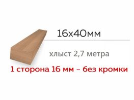 Рейка 16х40